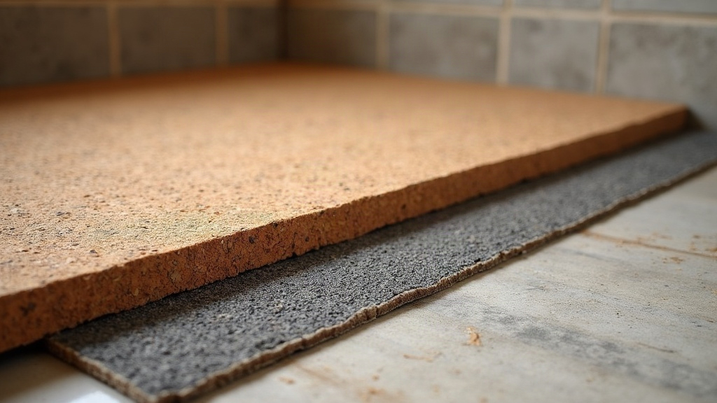 Cork vs Rubber Underlayment for a Quiet Basement Floor