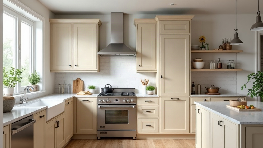 How to Paint Oak Kitchen Cabinets Without Grain Showing